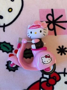 Sanrio Hello Kitty Pink Scooter Figurine Toy from 2013